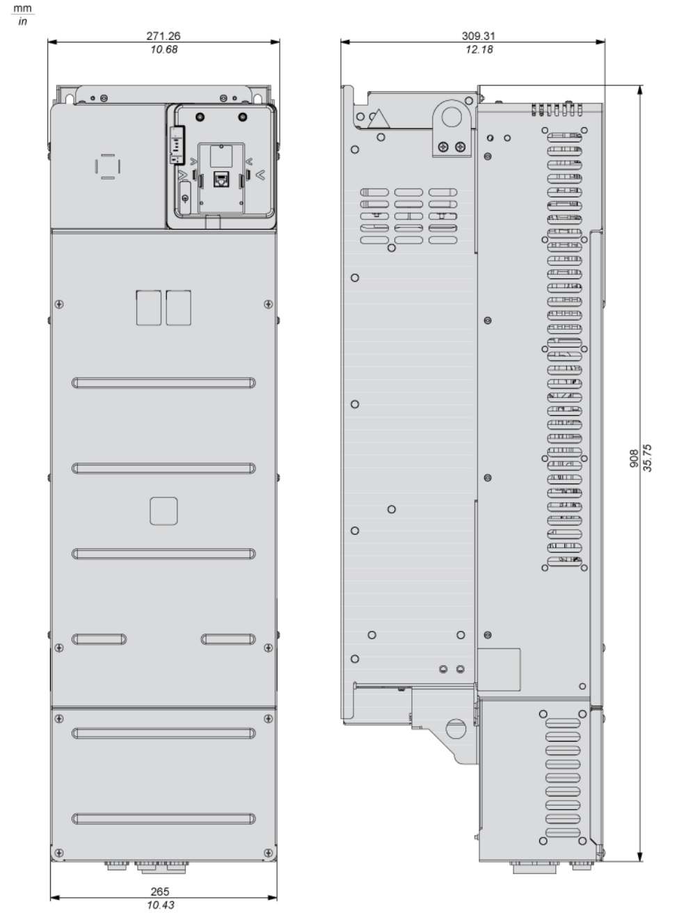 ATV340D75N4E ابعاد