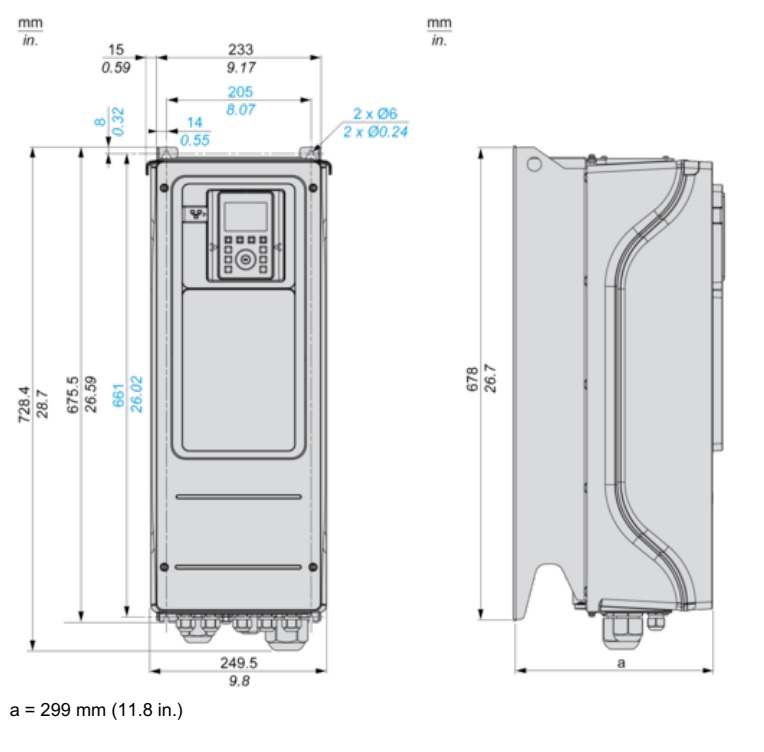 ATV950D18N4 ابعاد