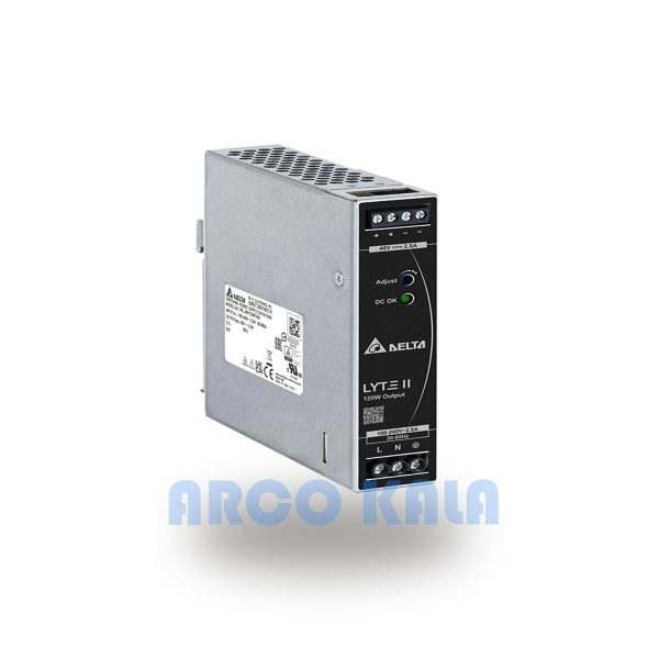 مشخصات فنی منبع تغذیه 24 ولت دلتا مدل DRL-24V120W1EN