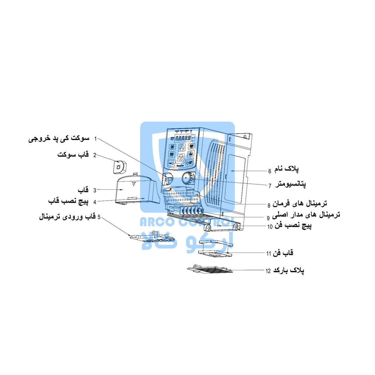 ابعاد اینوتر اینوت سریGD20